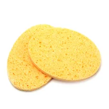 2 шт для очистки лица слоеное натуральное древесное волокно Лицевая ГУБКА для лица очищающие моющиеся спонжики Очищающая губка для отшелушивания инструменты для ухода за кожей