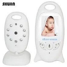 Беспроводной видеоняня Shujin, 2,0 цветов, камера безопасности, ночная съемка, мониторинг температуры, детское спальное устройство
