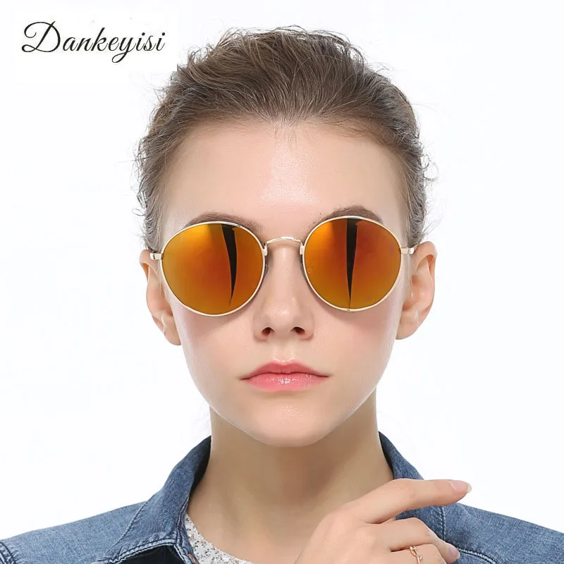 Dankeyisi Мода поляризованные Солнцезащитные очки для женщин Для женщин Брендовая Дизайнерская обувь из металла Рамки вождения HD Винтаж
