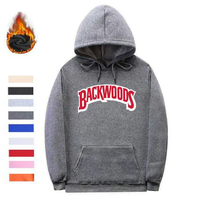 New Streetwear Backwoods Hoodies Sweatshirt black white Fashion autumn