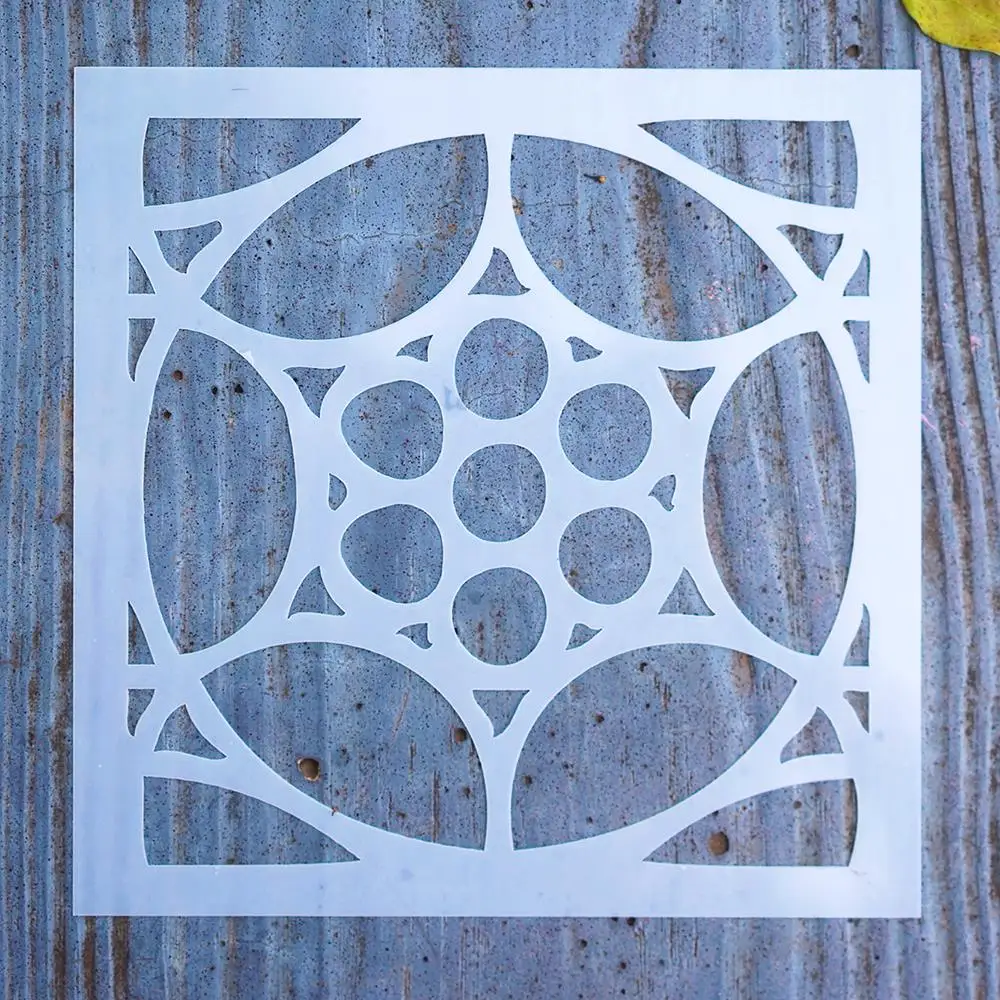 

6 inch 15 cm Decorative Layering Flower Stencils for DIY Scrapbooking/photo album Decorative Embossing DIY Paper Cards Crafts