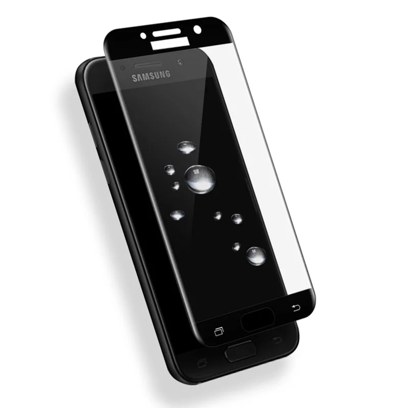 GerTong 5D полное покрытие защитное закаленное стекло для samsung Galaxy A3 A5 A7 A8 Plus A530 Защитная пленка для экрана