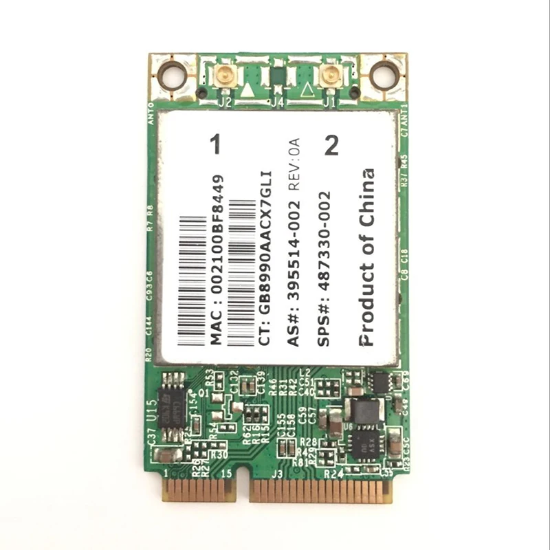 Двухдиапазонный беспроводной-N BCM4322 BCM94322MC wifi 300 Мбит/с 2,4G/5G Mini PCI-E SPS: 487330 адаптер Wi-Fi для hp 2730 p 6930 p