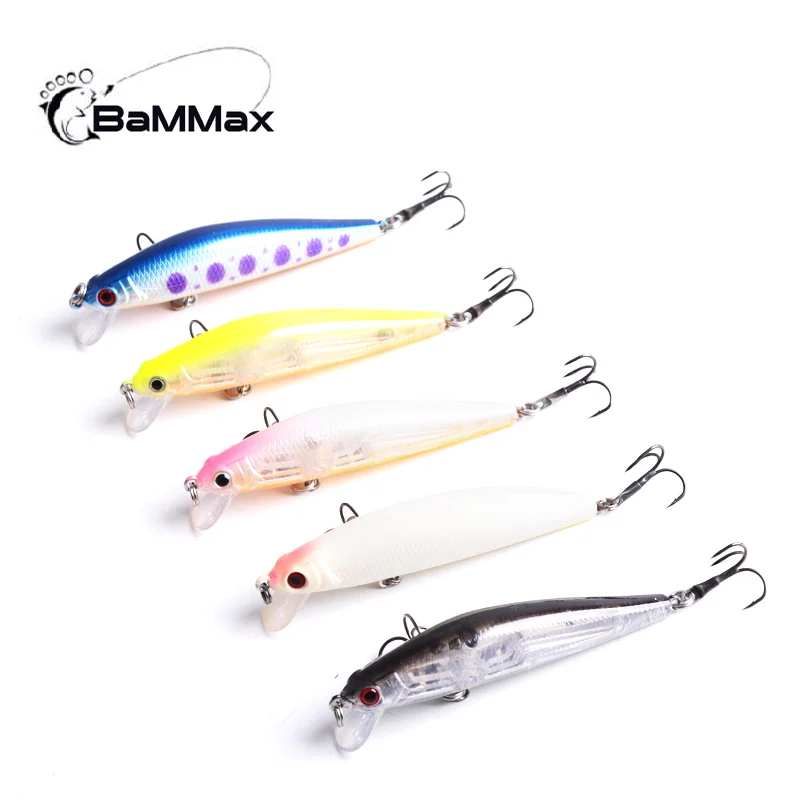 Bammax Minnow Fishing Lure Hard Bait 7.3cm 6.5g Fly Fishing Tackle Artificial Hard Wobbler Bait Lifelike accessories Pesca Bass