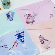 50 шт. Водонепроницаемый A4 папка для документов, ярких цветов, с рисунком, с принтом офисные stationerybag PP Студенческая Канцелярия документов informationbag