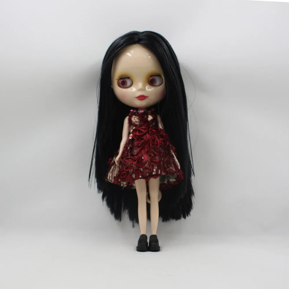 

Nude Doll For Series No .230BL117 Long black hair Suitable For DIY Change Toy For Girls