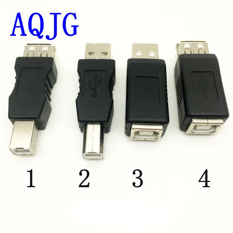 USB 2,0 A мама к USB B принтер печать конвертер адаптер мужчина к женскому USB разъем USB 2,0 разъем AQJG
