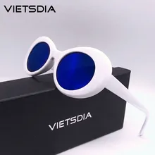 Новинка, классические защитные очки, очки в стиле Курта Кобейна, овальные женские солнцезащитные очки, Ретро стиль, солнцезащитные очки для женщин, UV400, Gafas De Sol