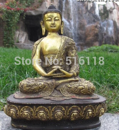 

16 INCH Chinese Copper Bronze famous Leader Veda Wei Tuo WeiTuo warrior Buddha Statue