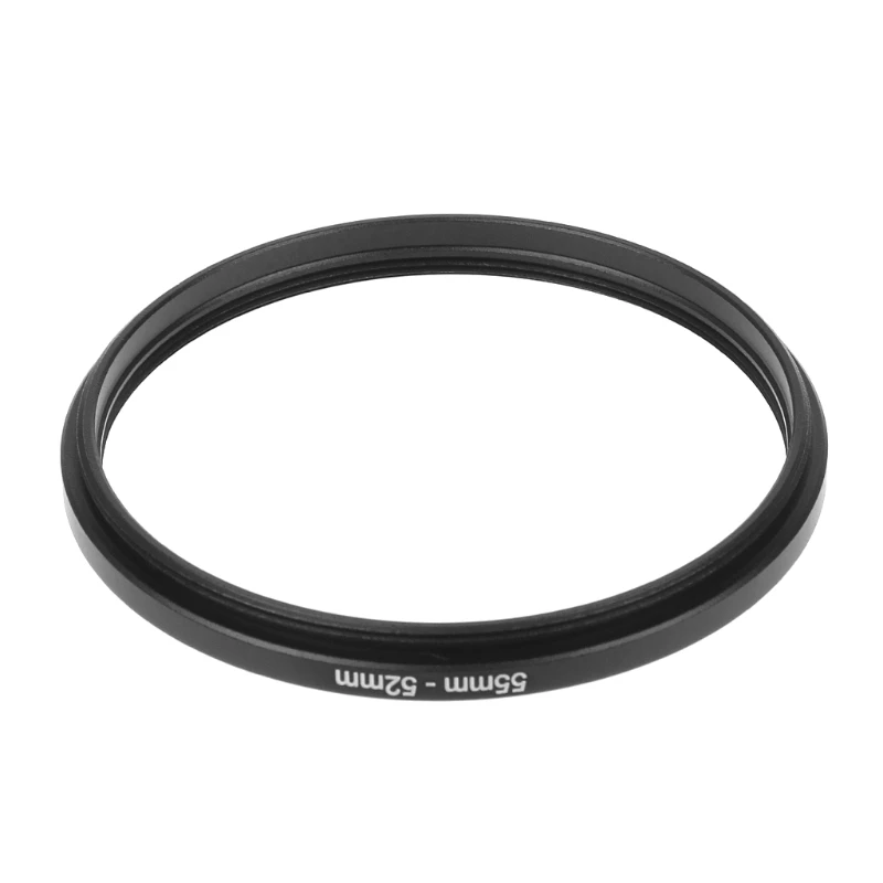 

55mm To 52mm Metal Step Down Rings Lens Adapter Filter Camera Tool Accessory New