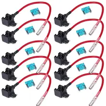 EE поддержка 10 шт. ATM нажмите Добавить канал ATM низкий профиль лезвие Стиль держатель предохранителя 15A XY01