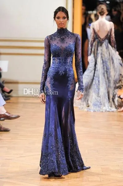 2014-zuhair-murad-high-neck-lace-formal-evening (2)_conew1