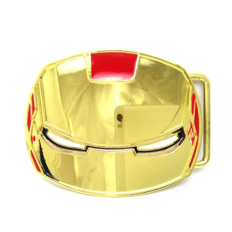 5 pcs wholesale Marvel superhero Iron Man belt buckle custom Zinc alloy metal buckle for belt