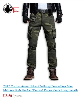 Хлопок армия городской Костюмы камуфляж Для мужчин военные Стиль карман тактические брюки-карго длинные Длина мужской боевой камуфляж брюки