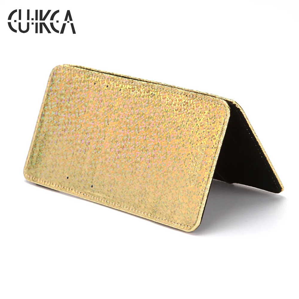

CUIKCA Unisex Magic Wallet Magic Money Clip Slim Long Wallet Purse Flash Sequins PU Leather Wallet Cases Laser Sequins
