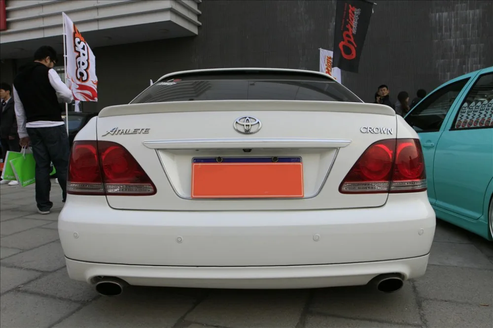 Спортивное издание для 2005 до 2009 Toyota Crown Athlete задний оконный спойлер на крыше DIY panit спрей краска или черный белый цвет