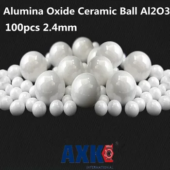 

2019 Hot Sale Promotion Rodamientos 100pcs 2.4mm Alumina Oxide Ceramic Ball Al2o3 For Bearing/pump/linear Slider/valvs Balls
