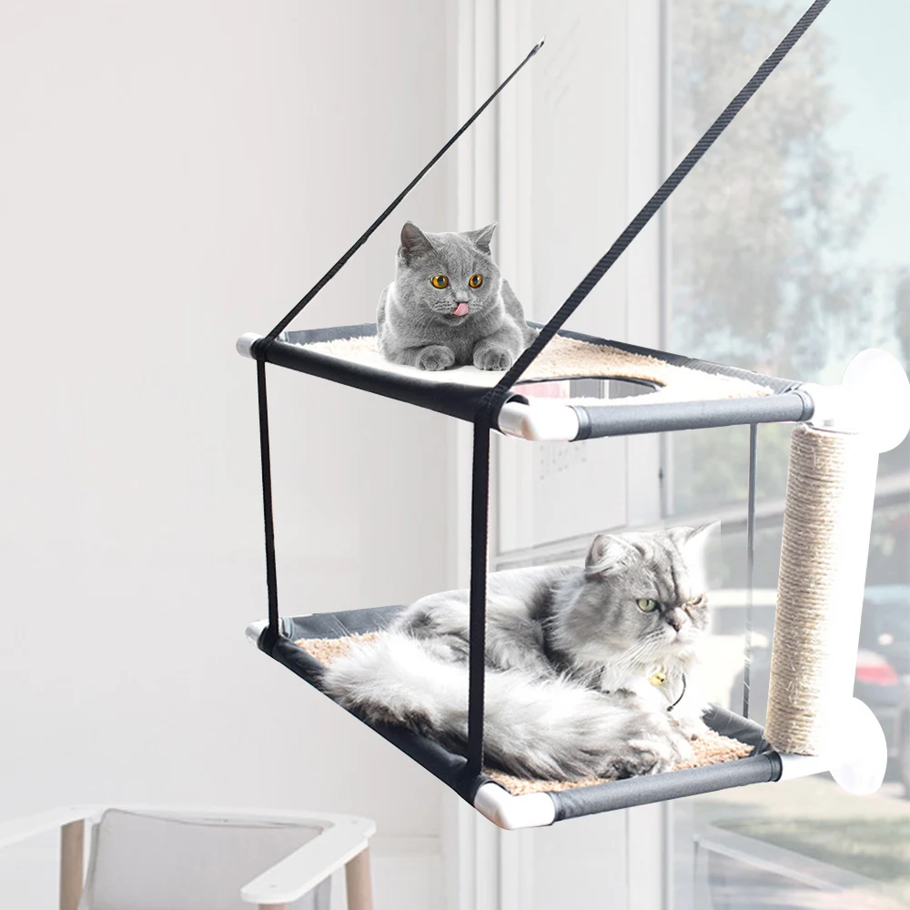 Cat balcony hammock Bearing 20kg Cat Sunny Seat pet waterproof fabric Cat bed cat climbing sleeping