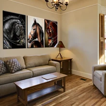 

Canvas Wall Paintings Decorative Horse Picture Wall Art Framed Modern Home Decor Wall Pictures for Living Room Bedroom Artwork