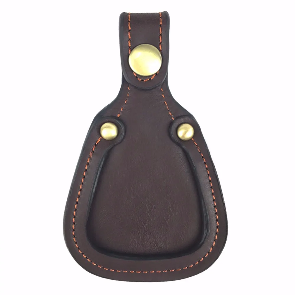 

Tourbon Brown Leather Toe Pad Protector Shooting Clay Shotgun Barrel Rest Hunting