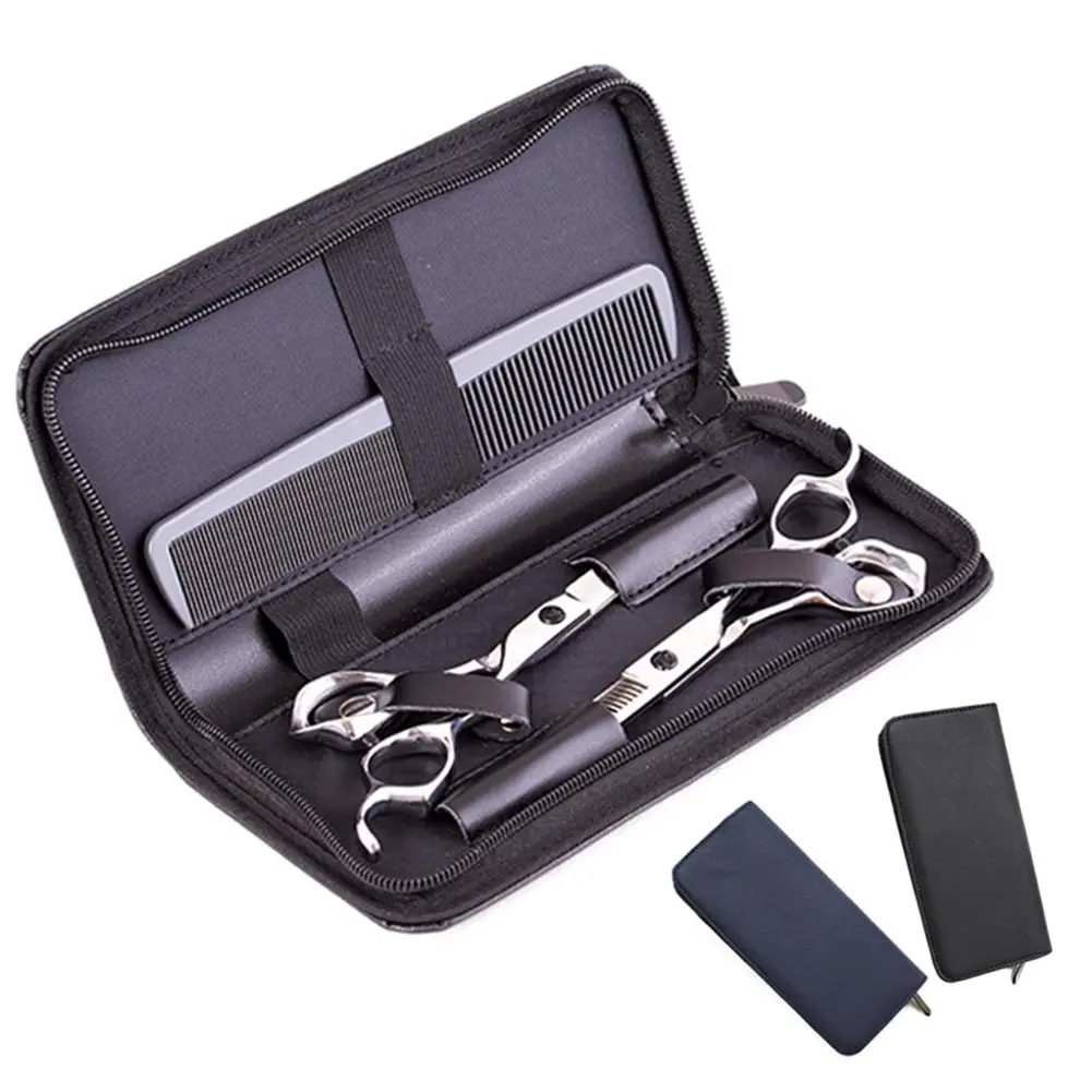 Buy Barber Salon Scissor Bag PU Leather Shears Case Hairdressing Holder Hair
