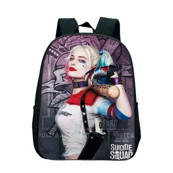 

Suicide Squad School Rucksack Fashion Pattern Suicide Squad Backpack Beautiful Children Kids School Bag Cute School Backpack