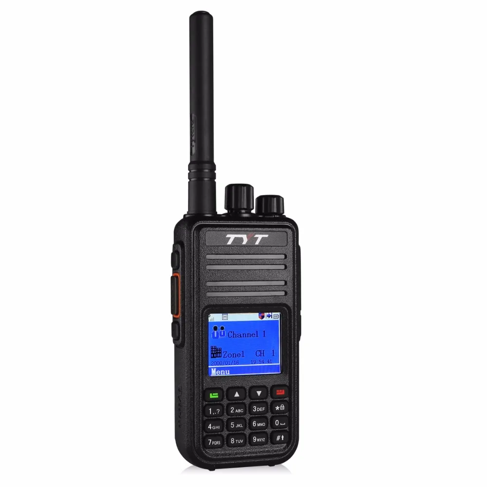 TYT MD-380 UHF 400-480 МГц цифровое радио DMR 1000 каналы двухканальные рации с кабелем для программирования md380 + оригинальный удаленный динамик