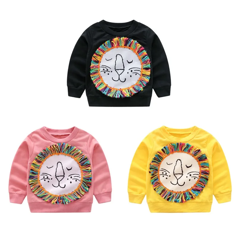 

Cartoon Baby Boy Girl Sweatshirts Spring Fashion Girl Clothes Sweatshirts sports casual boy sweater