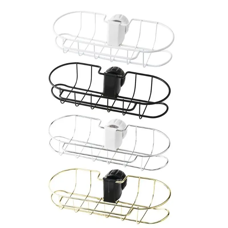 

Stainless Steel Faucet Drain Hanging Rack Bathroom Kitchen Sponge Organizer Sink Storage Rack