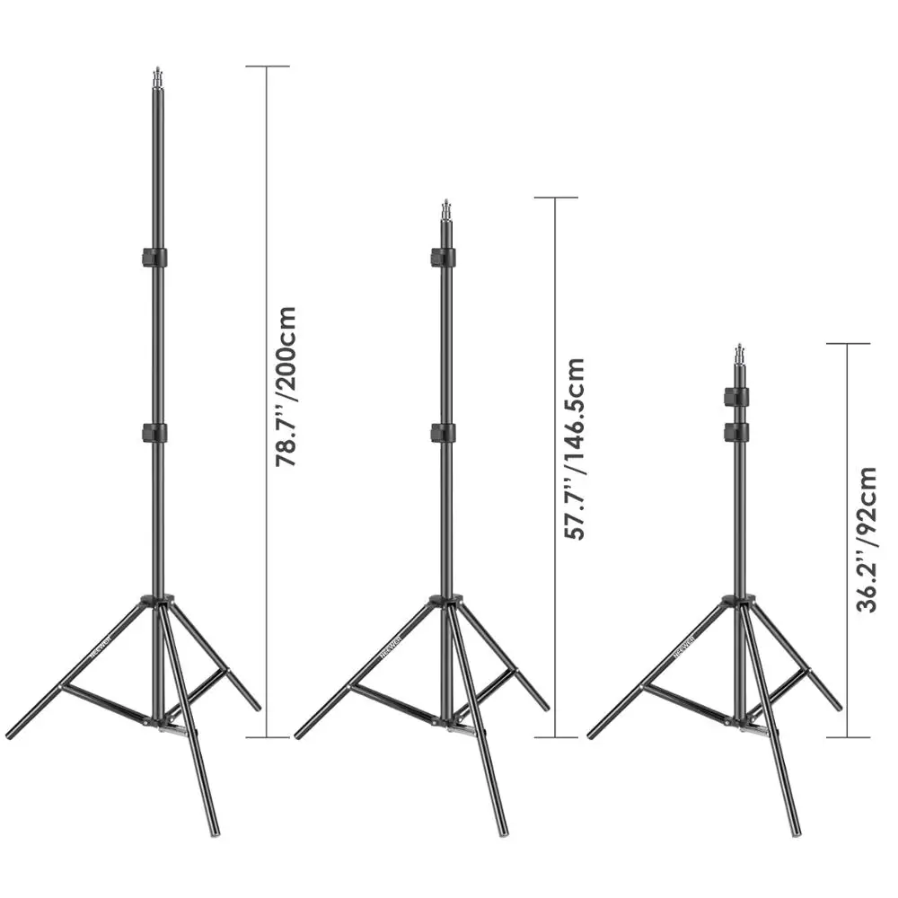 Neewer фотографии Би цвет Dimmable Softbox Комплект освещения: 20 х 27 см Studio + 45 W затемнения