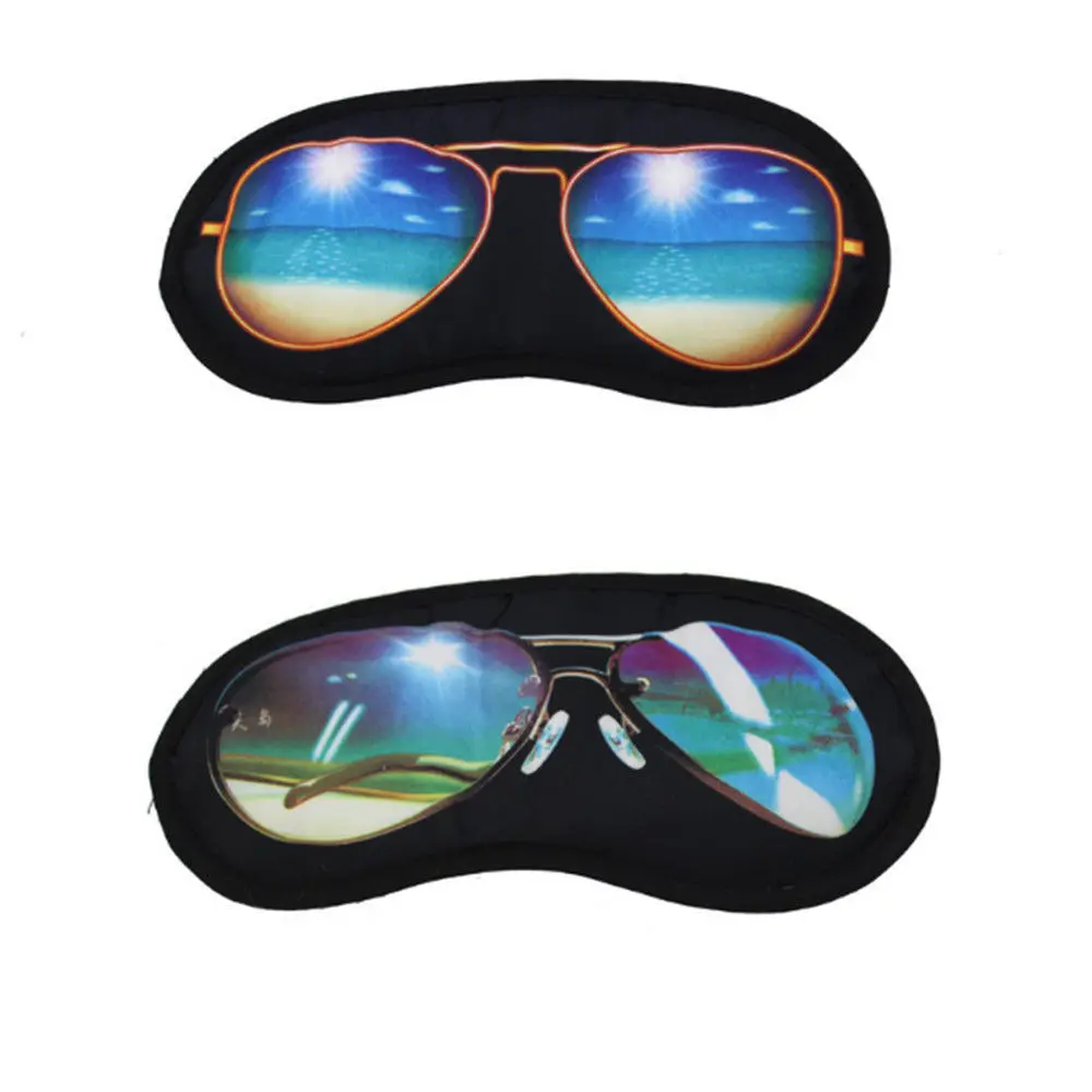 

Utility Sleep Sunglasses Shade Eye Cover rest eye mask travel Sleeping Aid Fatigue Relieve Male and Female Models