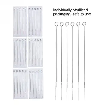 

50PCS Tattoo Needles 3RL steel disposable Sterilze Tatoo Needles Curved Round Liner Needles 5RL 7RL 9RL 11RL Tattoo Supply