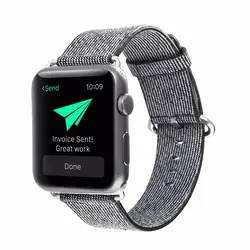 Espanson тканый нейлоновый ремешок для Apple Watch 42mm 38 мм запястье braclet ремень ткань-как нейлоновый ремешок для iwatch 2/1/Edition