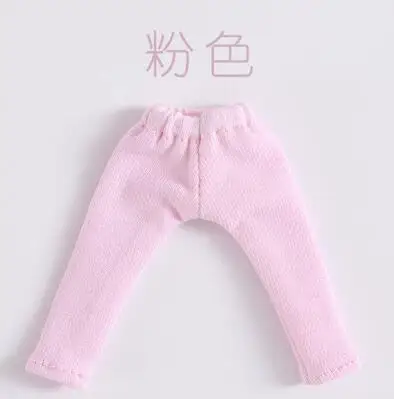 Новая Одежда для кукол спортивные штаны в полоску для ob11 Одежда для кукол для ob11, holala, obitsu11, 1/12 bjd аксессуары для кукол Одежда для кукол - Цвет: 6 pink