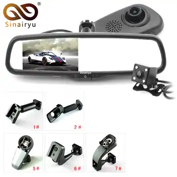 Full HD 1080P 170 Degree 848*480 5 Inch IPS LCD Screen Car DVR Video Recorder Parking Rear View Rearview Mirror Monitor Camera - SALE ITEM - Category 🛒 Automobiles & Motorcycles