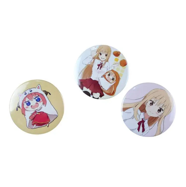 1 шт. креативные Мультяшные аниме Himouto Umaru chan значки модные на рюкзак булавка брошь