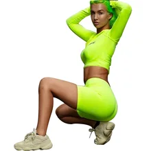 Высокая талия Йога Шорты Фитнес-шорты Женщины Компрессионные Леггинсы Шорты Фитнес Спорт Тренажерный зал Бег Леггинсы шорты тренировки шорты