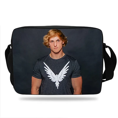 Maverick Logang логотип Logan Paul Детская сумка-мессенджер 3D Печать через плечо; сумка; школьный рюкзак для мальчиков студентов - Цвет: M7032