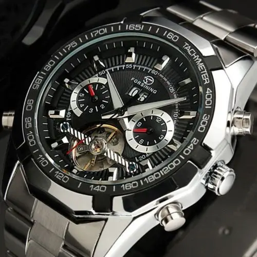 Prix pour Forsining tourbillon montres mens montre automatique hommes de luxe marque célèbre en acier inoxydable mécanique montre orologio uomo hodinky Prix pour Forsining tourbillon montres mens montre automatique hommes de luxe marque célèbre en acier inoxydable mécanique montre orologio uomo hodinky