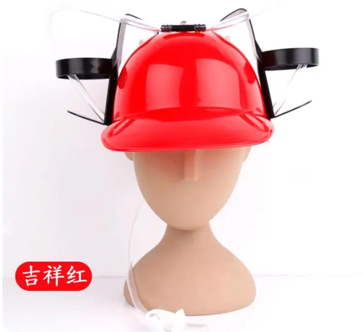 New unique creative gadgets lazy hat straw helmet Coke beer party cool unique toys New unique creative gadgets lazy hat straw helmet Coke beer party cool unique toys