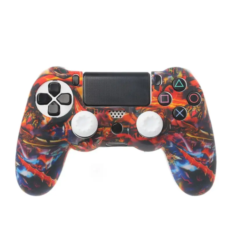 Нескользящий Силиконовый защитный чехол для контроллера PlayStation 4 PS4 DS4 Pro Slim 6