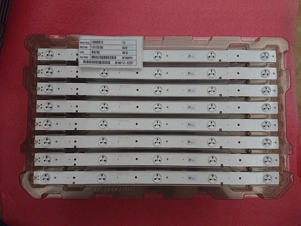 Новый оригинальный 5 комплект = 40 шт 5 светодиодный 400 мм светодиодный полосы для INSIGNIA ТВ NS-40D420NA16 samsung 2013CHI400 3328N1 05 2013CH1400