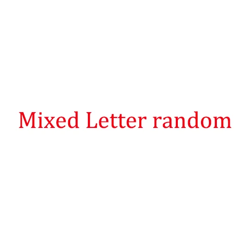 mixed letter random 10 шт./лот 316L Нержавеющая Сталь Серебряный тон 12 мм круглый начальный Алфавит буквы Шарм Разъем для DIY браслет ювелирных изделий - Цвет: mixed letter random