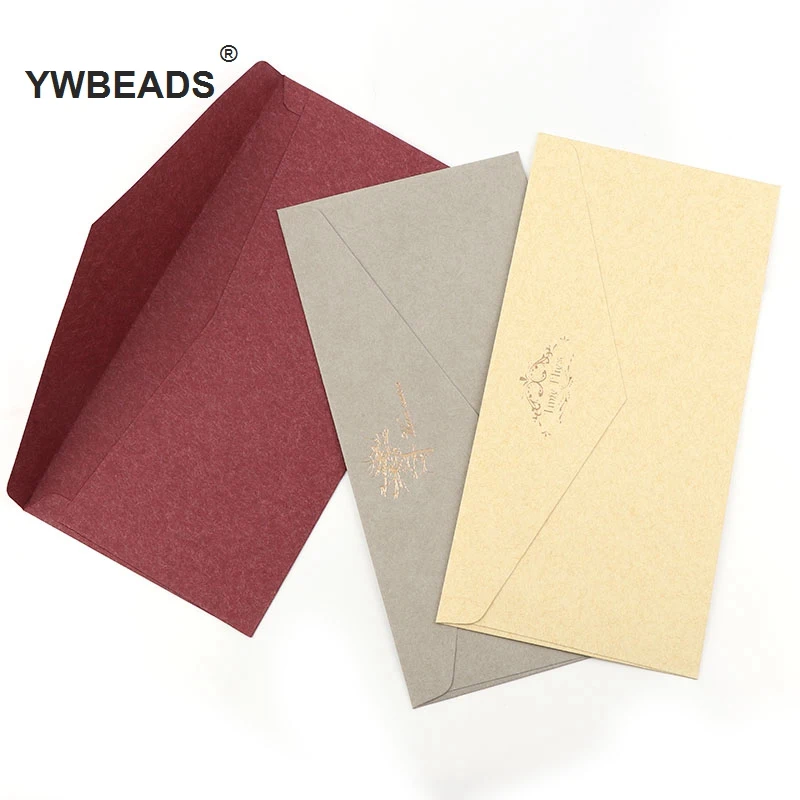 5pcs Handmade Mini Envelopes Vintage Colored Pearl Blank Paper Envelope