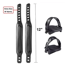 1 пара велотренажер для езды на велосипеде Расширенный велосипедные педали с педальные ремни для велотренажер стационарный цикл дома