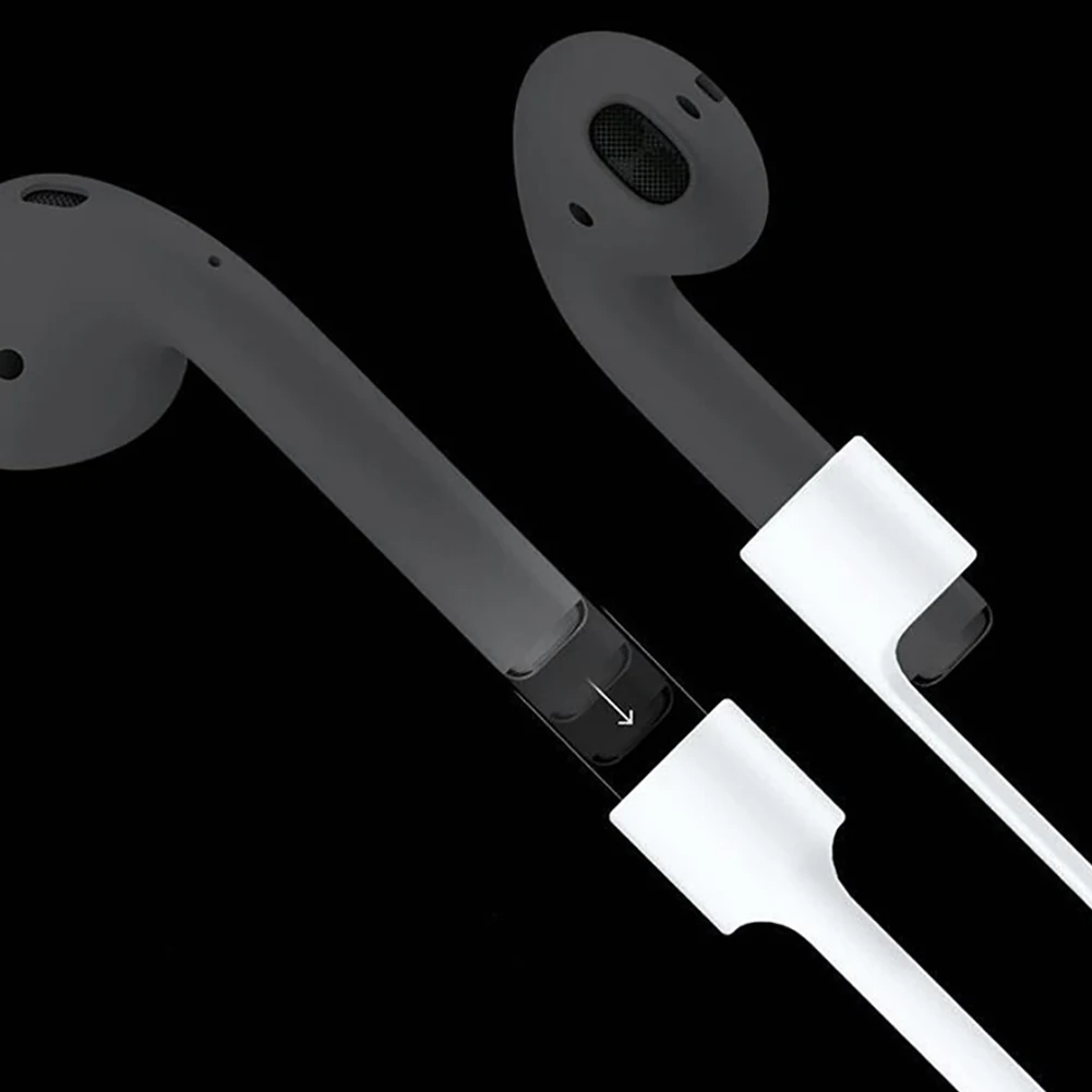 Silicone Neckband Anti-lose Cable Lanyard for Apple AirPods Bluetooth Earphones Good quality