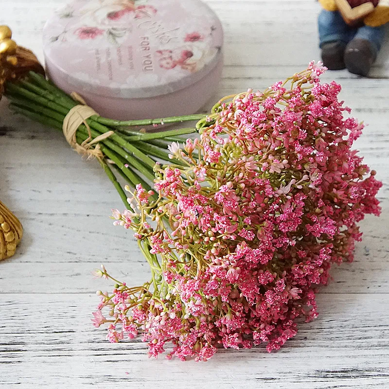 Цветы искуственные künstliche blumen цветы искуственные для декора 16 веток полный звезд искусственный букет декоративные шел