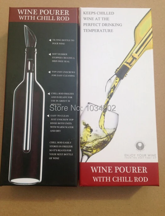 50 шт. охладитель для вина из нержавеющей стали, палочка для охлаждения вина, самый быстрый простой способ держать вино идеально охлаждено