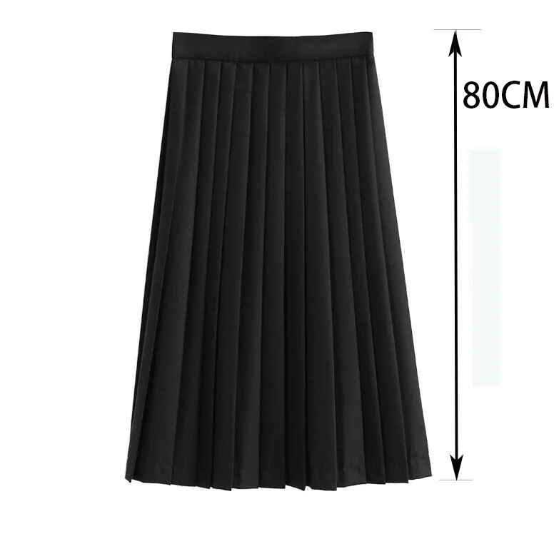80CM TR японский JK наборы школьной формы для девочек Сакура вышивка старшеклассница для женщин Новинка матросские Костюмы янки девушка Униформа JK001 - Цвет: 80CM