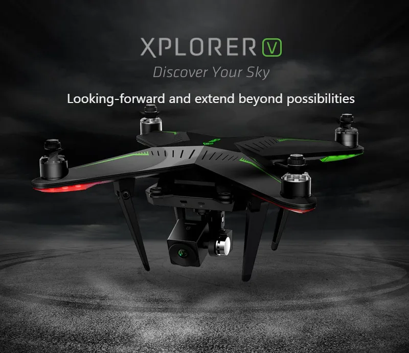 

Freeshipping XIRO Zero Xplorer V Drones RC Helicopter FPV 5.8G RC Quadcopter Drone with 1080P Camera & 5200mAh Battery